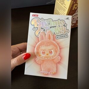 Big Into Energy Popmart Labubu Blue Hope